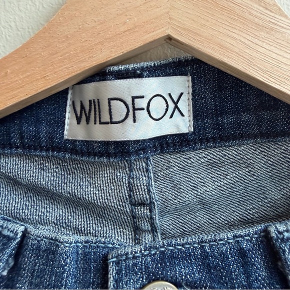 WildFox Dark Blue Distressed Skinny Jeans - Picture 8 of 14